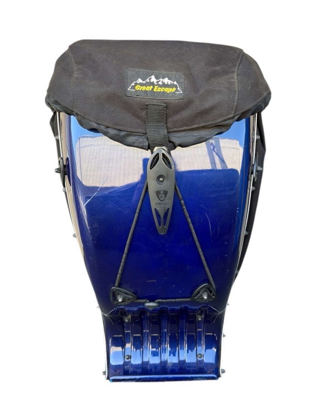 Ergo Techno Hard Shell Motorcycle Backpack great escape blue